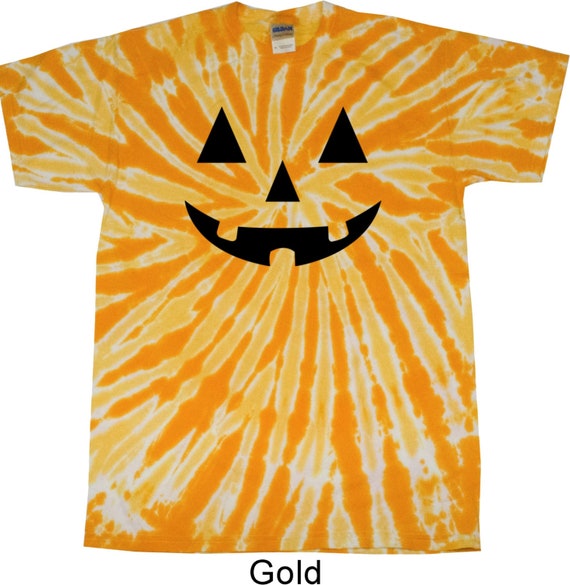 tie dye jack o lantern shirt