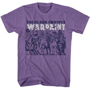 The Black Crowes Warpaint Heather Purple Shirt