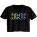 AC/DC Rainbow Logo Black Shirts - Etsy