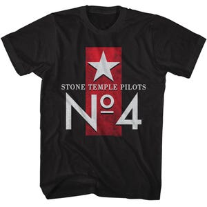 Stone Temple Pilots Black T-Shirt: Officially Licensed Vintage Rock Band Tee