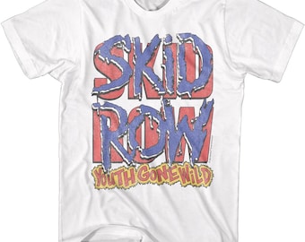 Skid Row Youth Gone Wild T-Shirt: Officially Licensed 80s Rock Tee