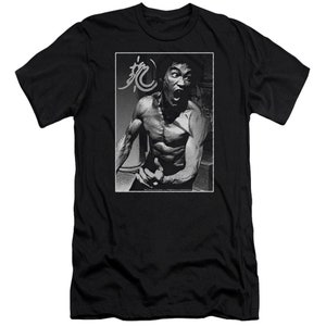 Bruce Lee Focused Rage Black Shirts - Etsy