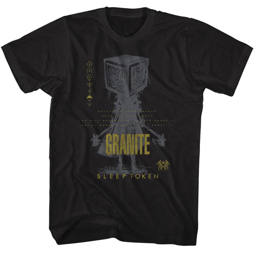 Sleep Token Black Shirt Graphite Design – Officially Licensed Band