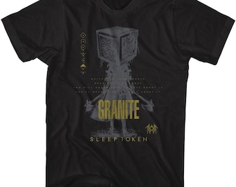 Sleep Token Black Shirt Graphite Design – Officially Licensed Band Tee for Men & Women