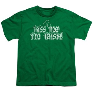 St Patrick's Day Kiss Me I'm Irish Kelly Green Shirts - Etsy