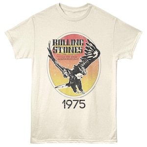 Rolling Stones Tour of The Americas Natural Shirts