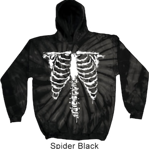 Halloween Skeleton Tie Dye Hoodie 17491-8777