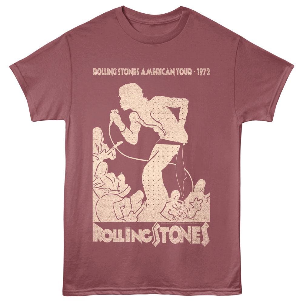 1972 Rolling Stones Tour Tee Shirt - Etsy