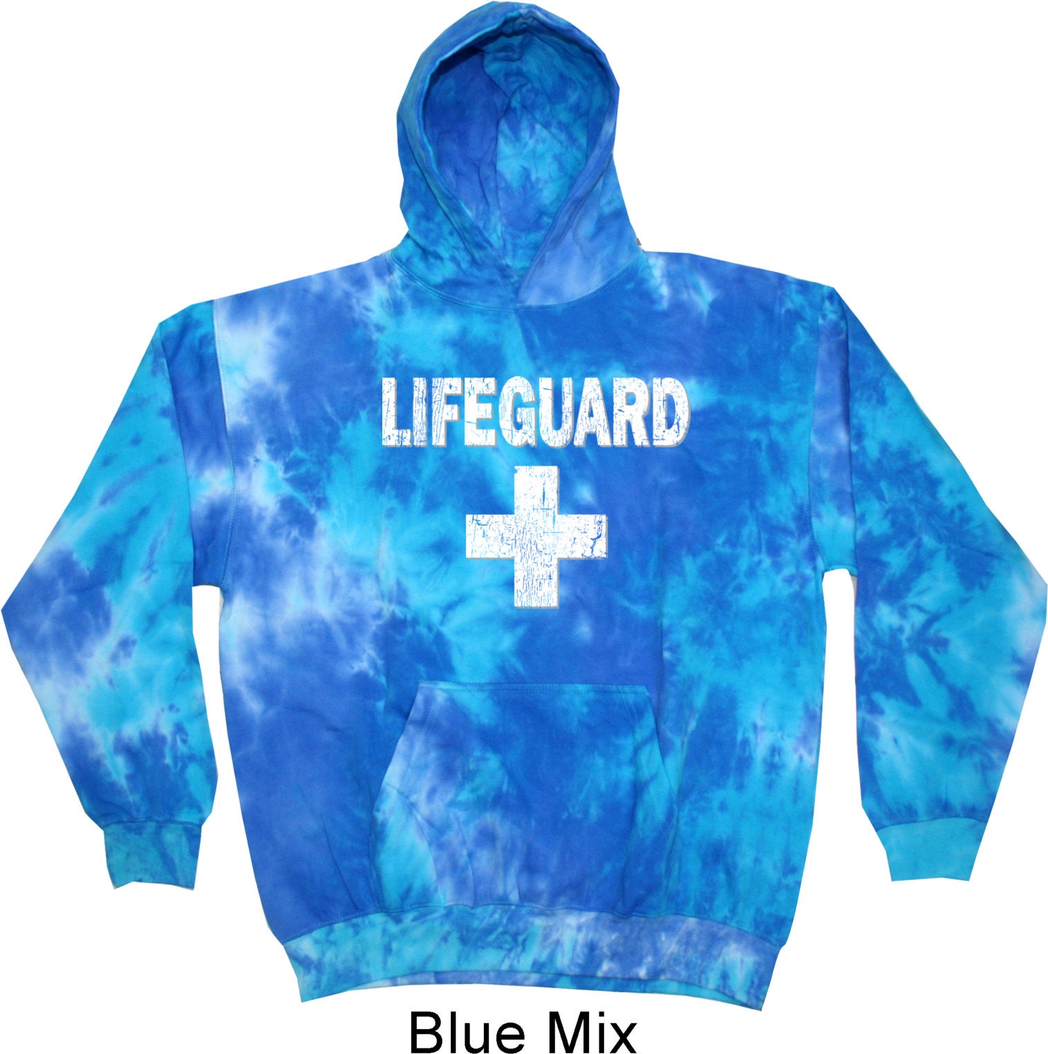 Distressed Lifeguard Mens Tie Dye Hoody DLIFEGUARD 8777 Etsy
