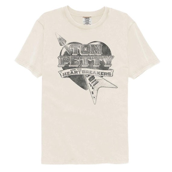 Tom Petty and the Heartbreakers Distressed Heart Logo Natural