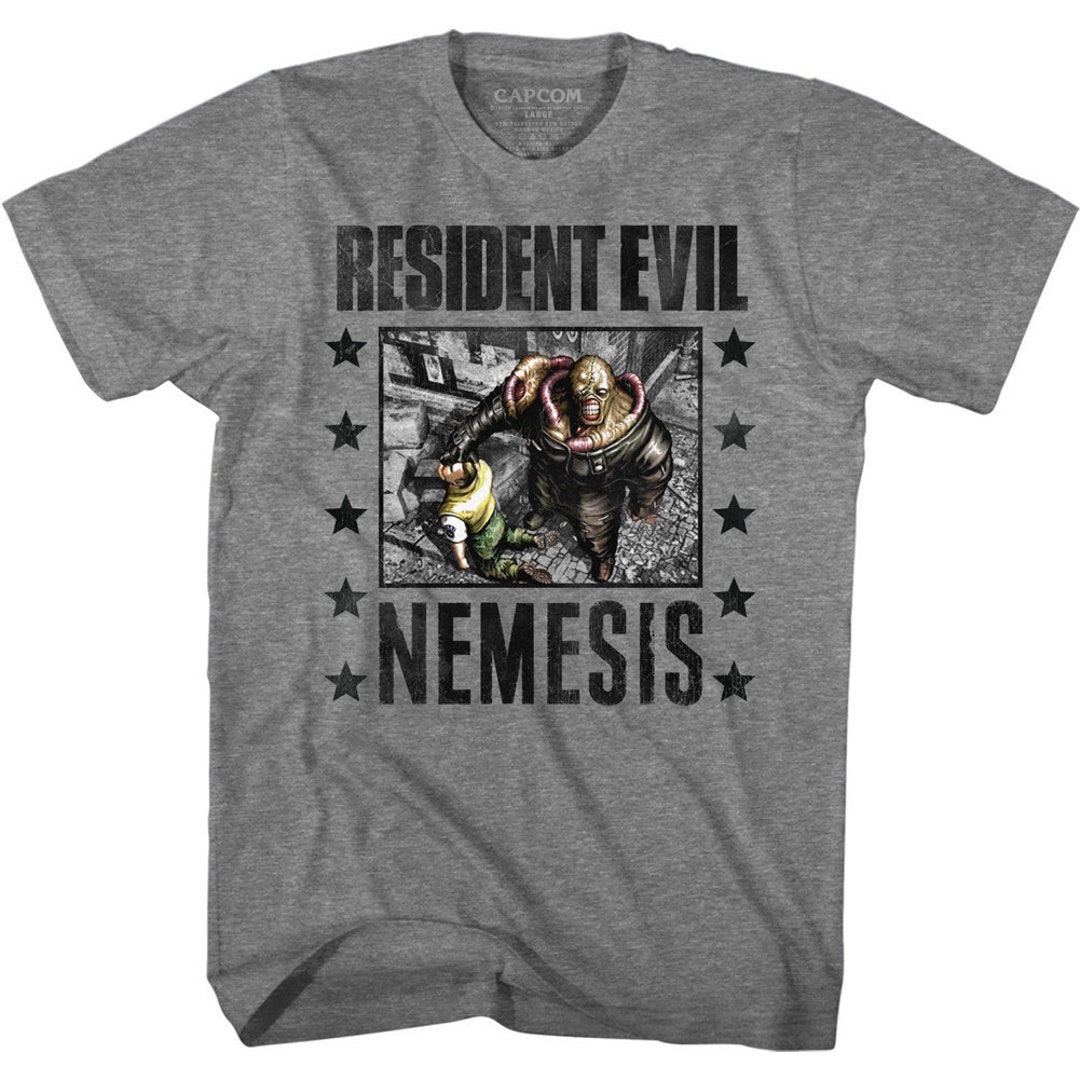 Resident Evil Nemesis Face Grab Athletic Heather Shirt - Etsy