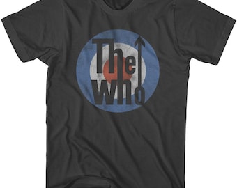 The Who Circle Logo Charcoal Grey Shirt