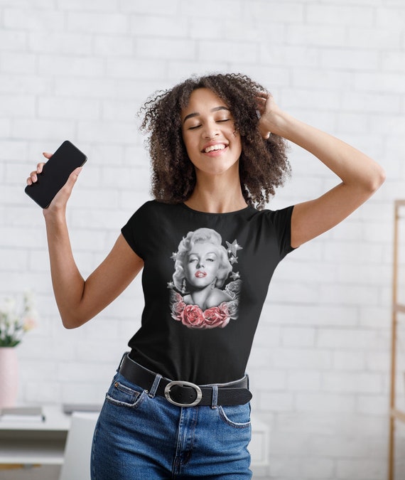 Marilyn Monroe Starlet Damen Langere Lange T Shirt 18517ED2 6004 Etsy