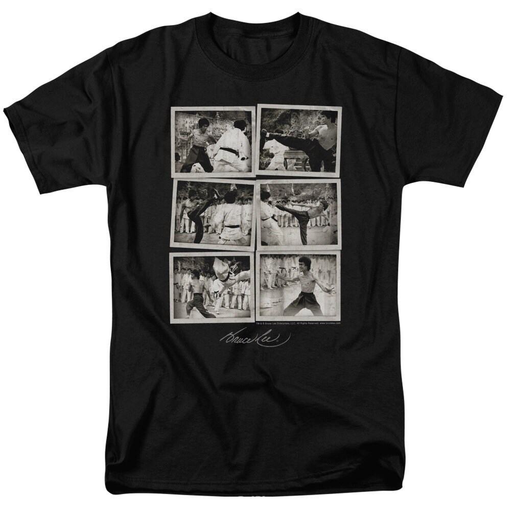 Bruce Lee Snap Shots Black Shirts | Etsy