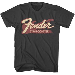 Fender Stratocaster Charcoal Grey Shirt
