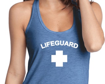 Lifeguard Ladies T-Back Tank Top LIFEGUARD-DT250