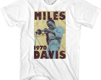 Miles Davis 1970 Poster White Shirt