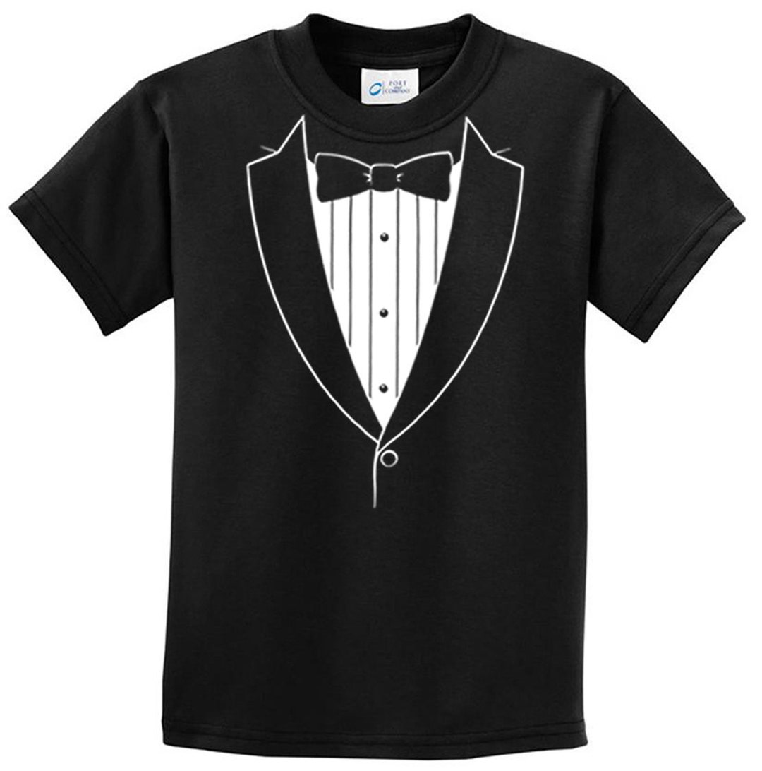 Kid's Basic White Tuxedo Tee Tshirt BASICWHITEPC61Y Etsy