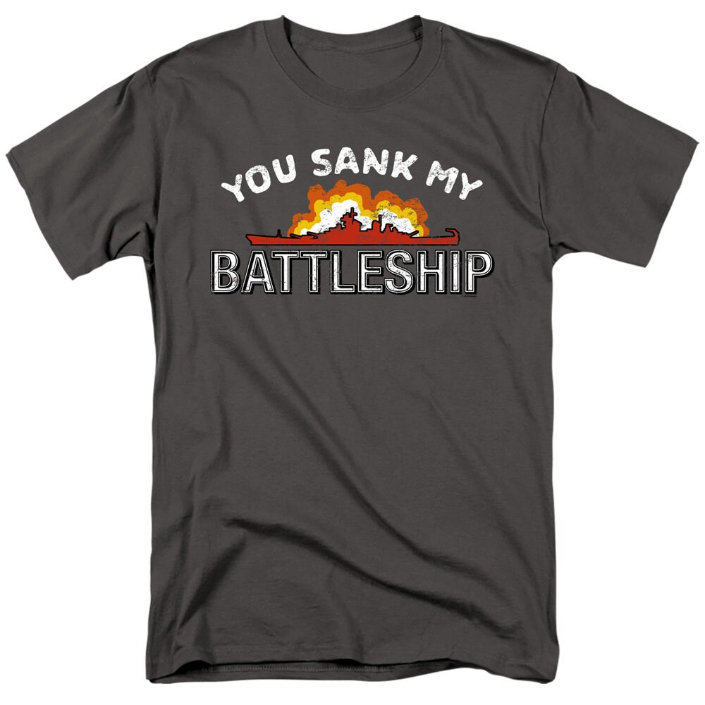 Battleship You Sank My Ship Charcoal Shirts | Etsy