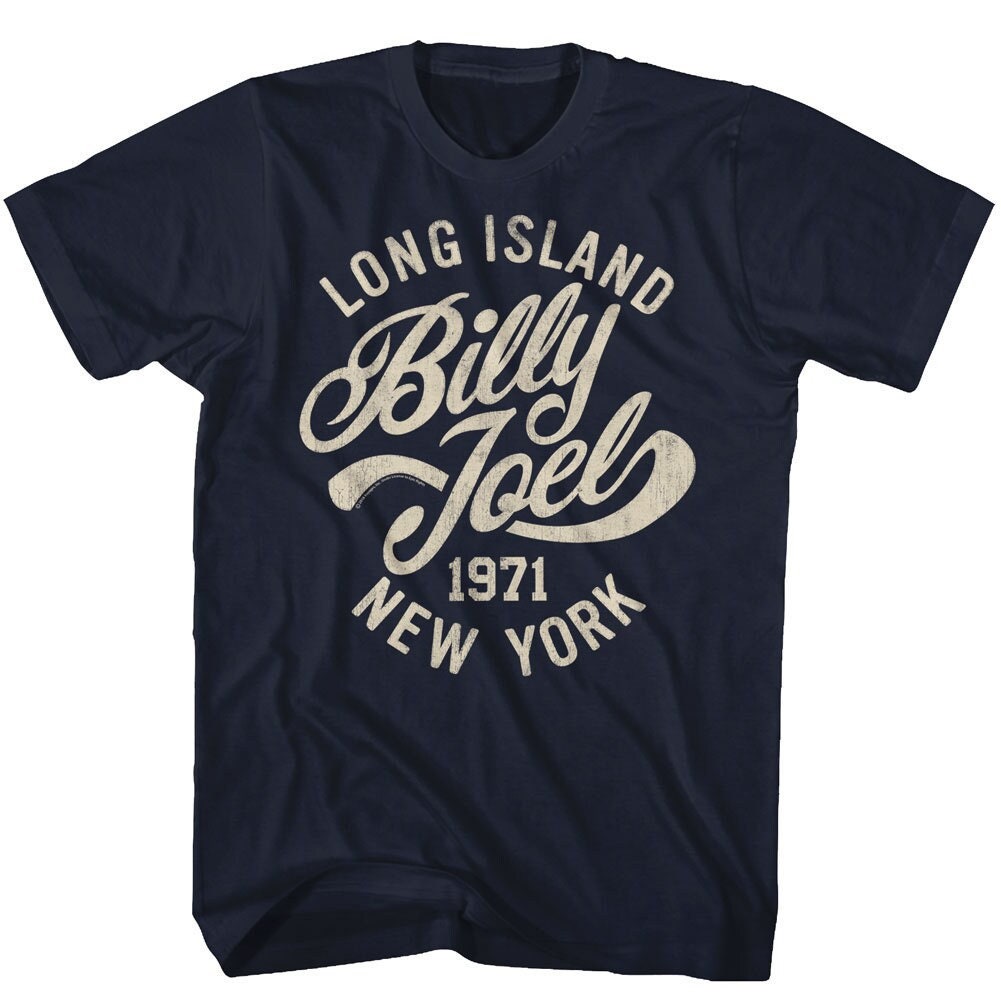Billy Joel 1971 Long Island New York Navy Blue Shirts - Etsy