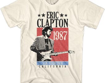 Eric Clapton San Francisco 1987 Natural Shirt
