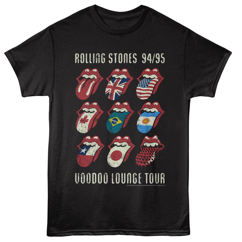 トップス 90sTHE ROLLING STONES94/95 VOODOO LOUNGE Rolling Stones Voodoo Tongue T-shirt: Officially Licensed Vintage