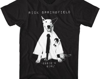 Rick Springfield Jessie’s Girl Dog T-Shirt - Officially Licensed 80s Rock Tee