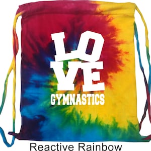 Love Gymnastics Tie Dye String Bag LOVEGYM-9500