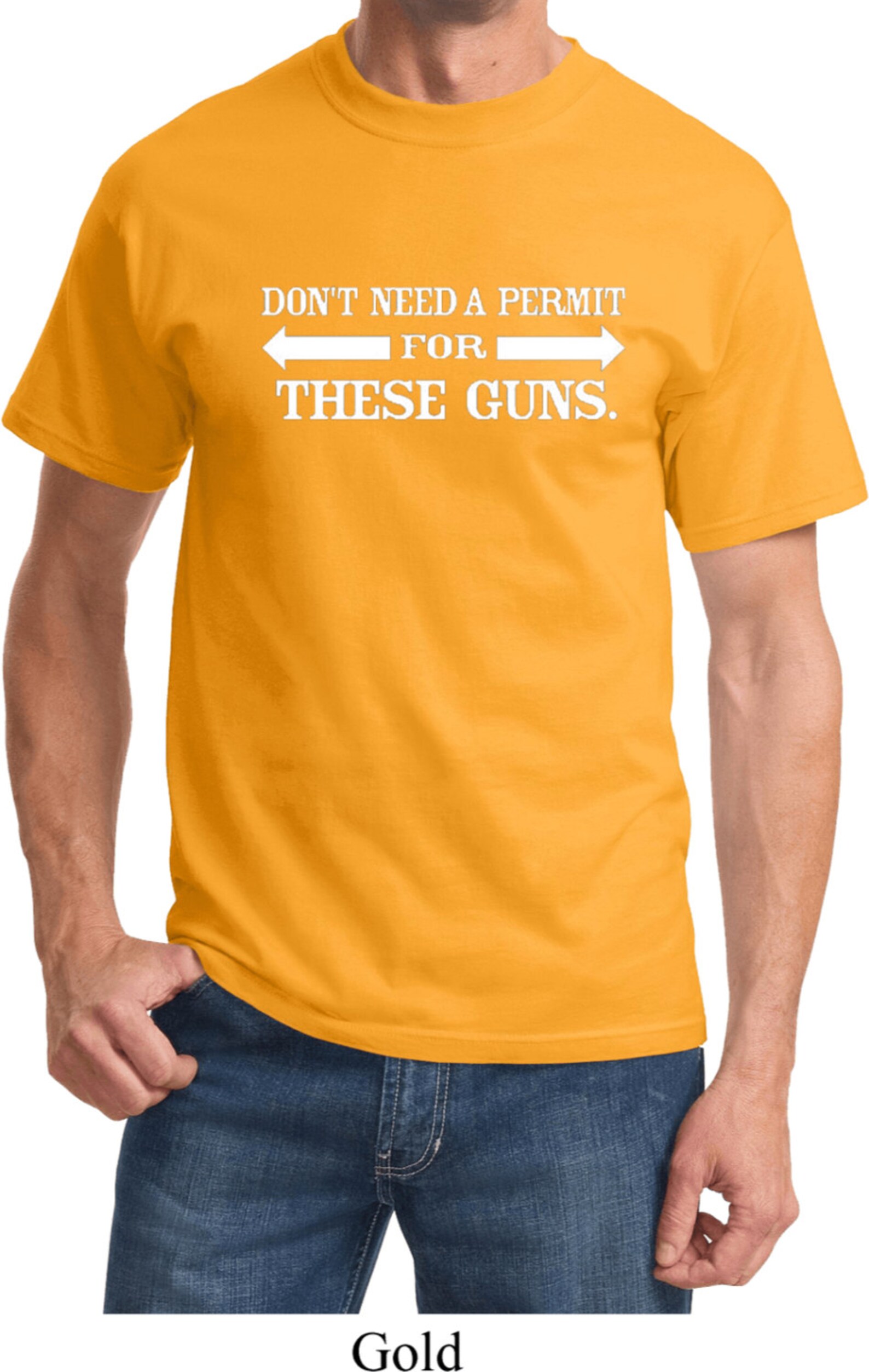 Don't Need A Permit For These Guns Tee TShirt Etsy