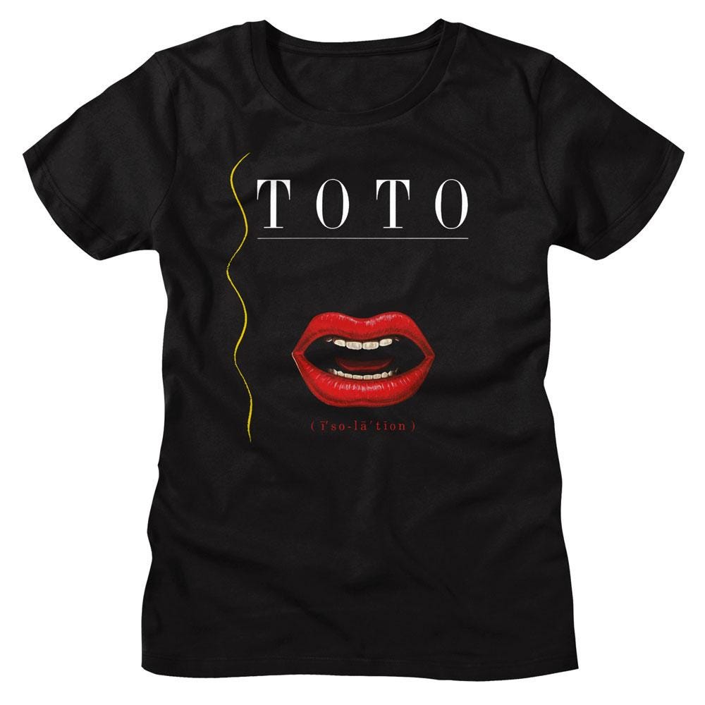 Toto Isolation Shirt Vintage 80s Rock Band Tee Classic Album