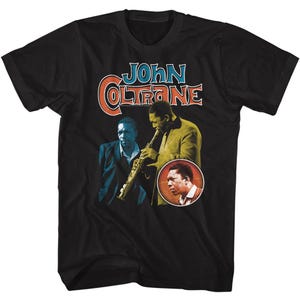 John Coltrane Picture Logo Black Shirts