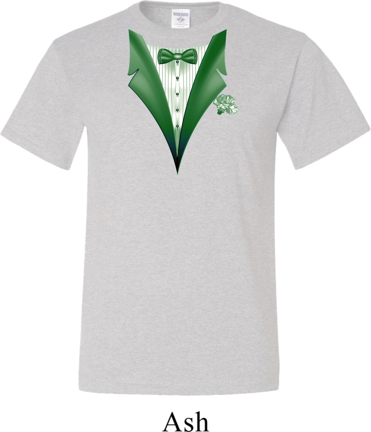 Green tuxedo t shirt cheap