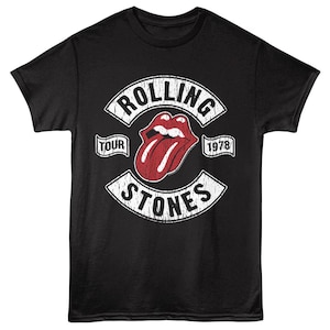 Rolling Stones Tour 78 Black Shirts