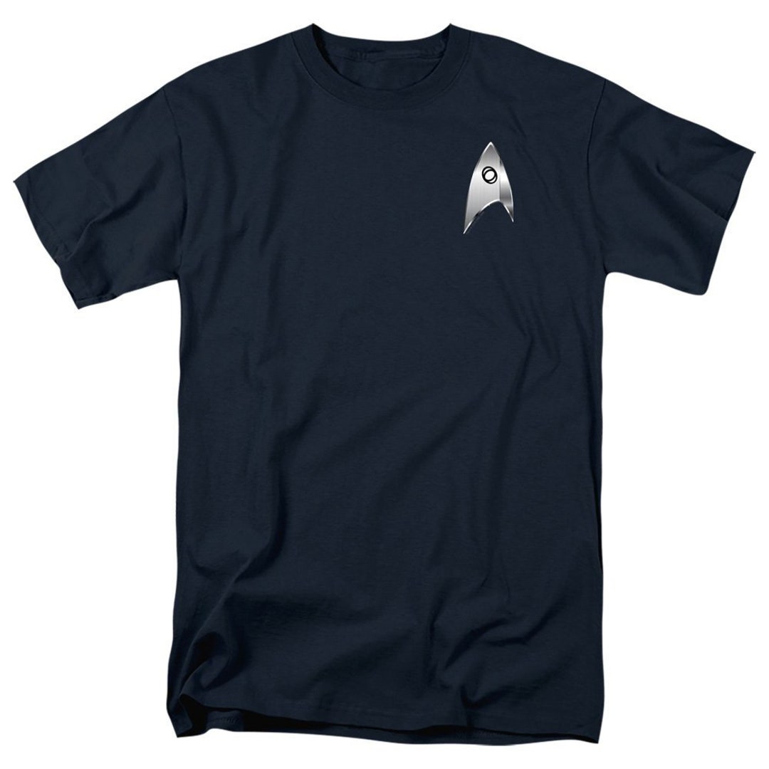 Star Trek Discovery Science Badge Navy Shirts - Etsy