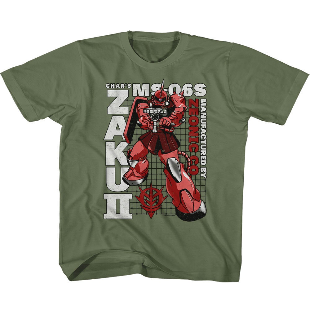 Kadu様 コラゲリード W2 Gundam Zaku 2 Logo Olive Green Shirts - Etsy