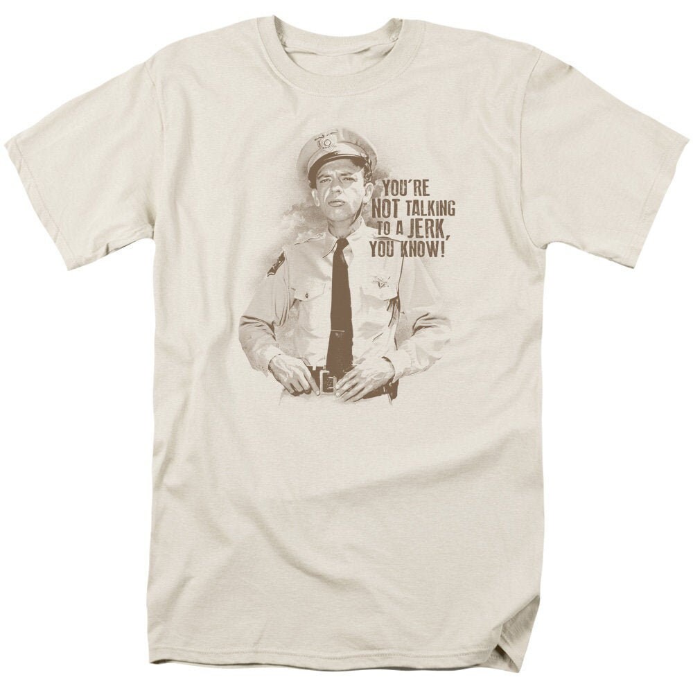 Discover Andy Griffith Show Barney No Jerk Cream Shirts