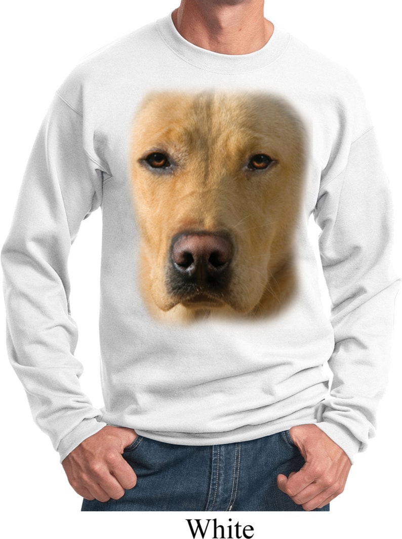 Big Yellow Lab Face Sweatshirt 17706HL2PC90 Etsy