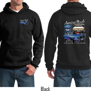 Ford 1967 Mustang Front & Back Print Adult Unisex Hoodie - Etsy
