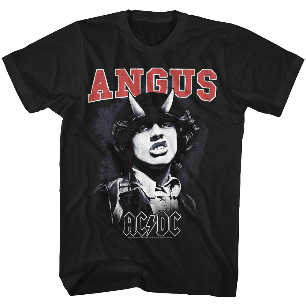 AC/DC Angus Devil Horns Black Shirts | Etsy