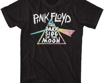 Pink Floyd Shirt Vintage Dark Side of the Moon Tee 70s Rock Band Prism Graphic Shirt