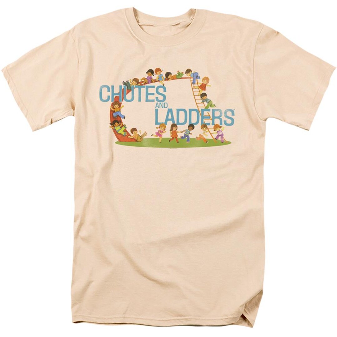Chutes and Ladders Cream Shirt | Officially Licensed Retro Kids Game ...
