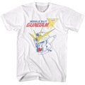 Gundam Wing Head Logo White Shirts
