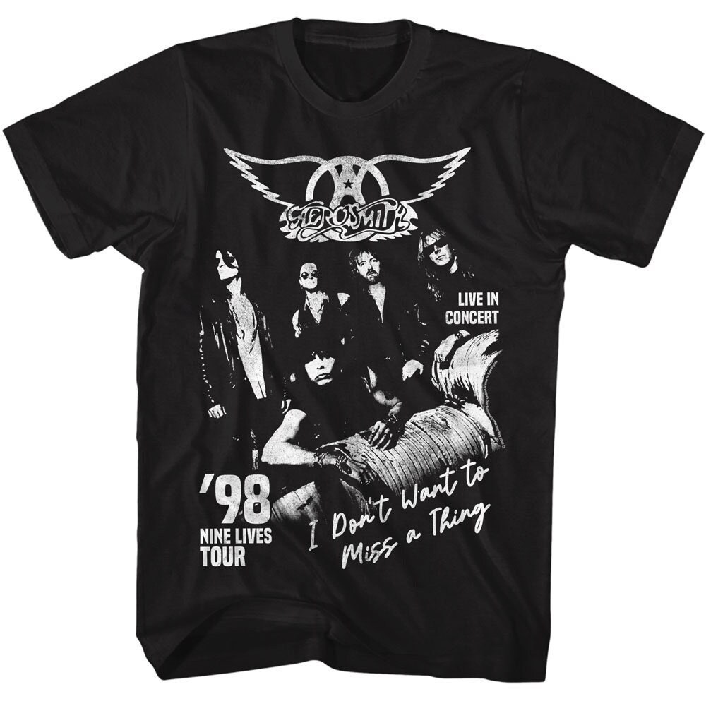Aerosmith I Don't Want to Miss a Thing Black Shirts - Etsy
