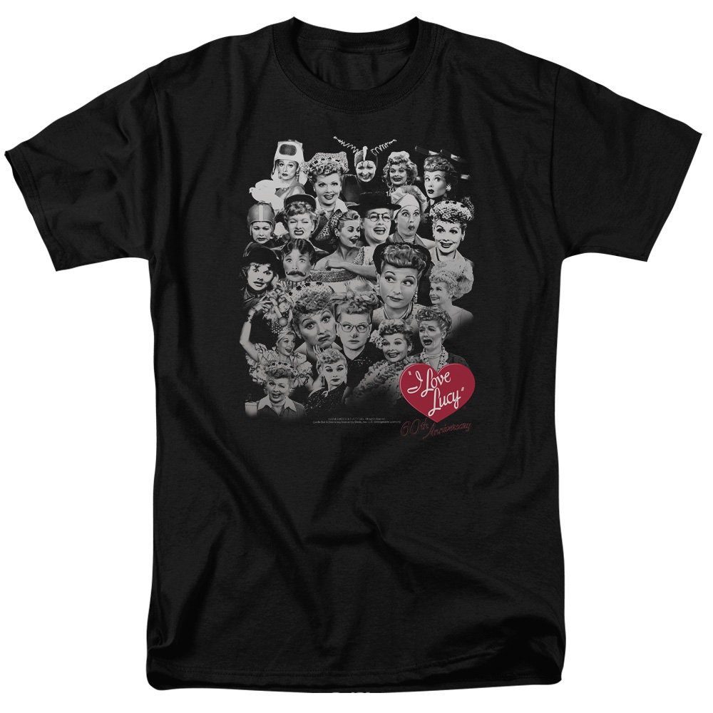 Discover I Love Lucy 60 Years of Fun Black Shirts