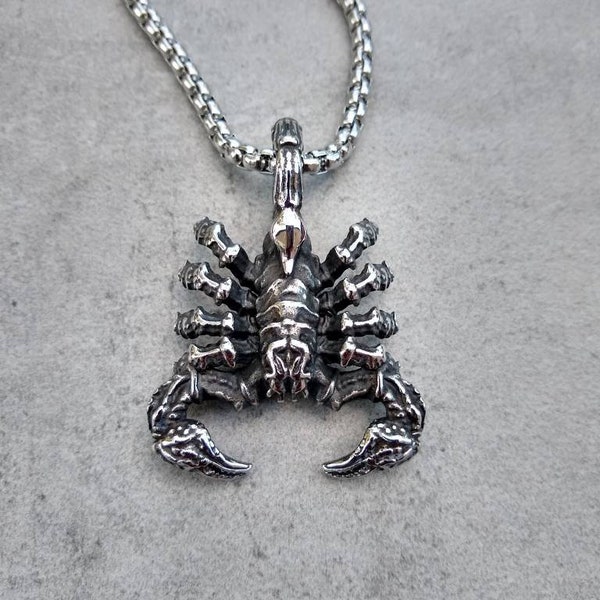 Scorpion Necklace Etsy