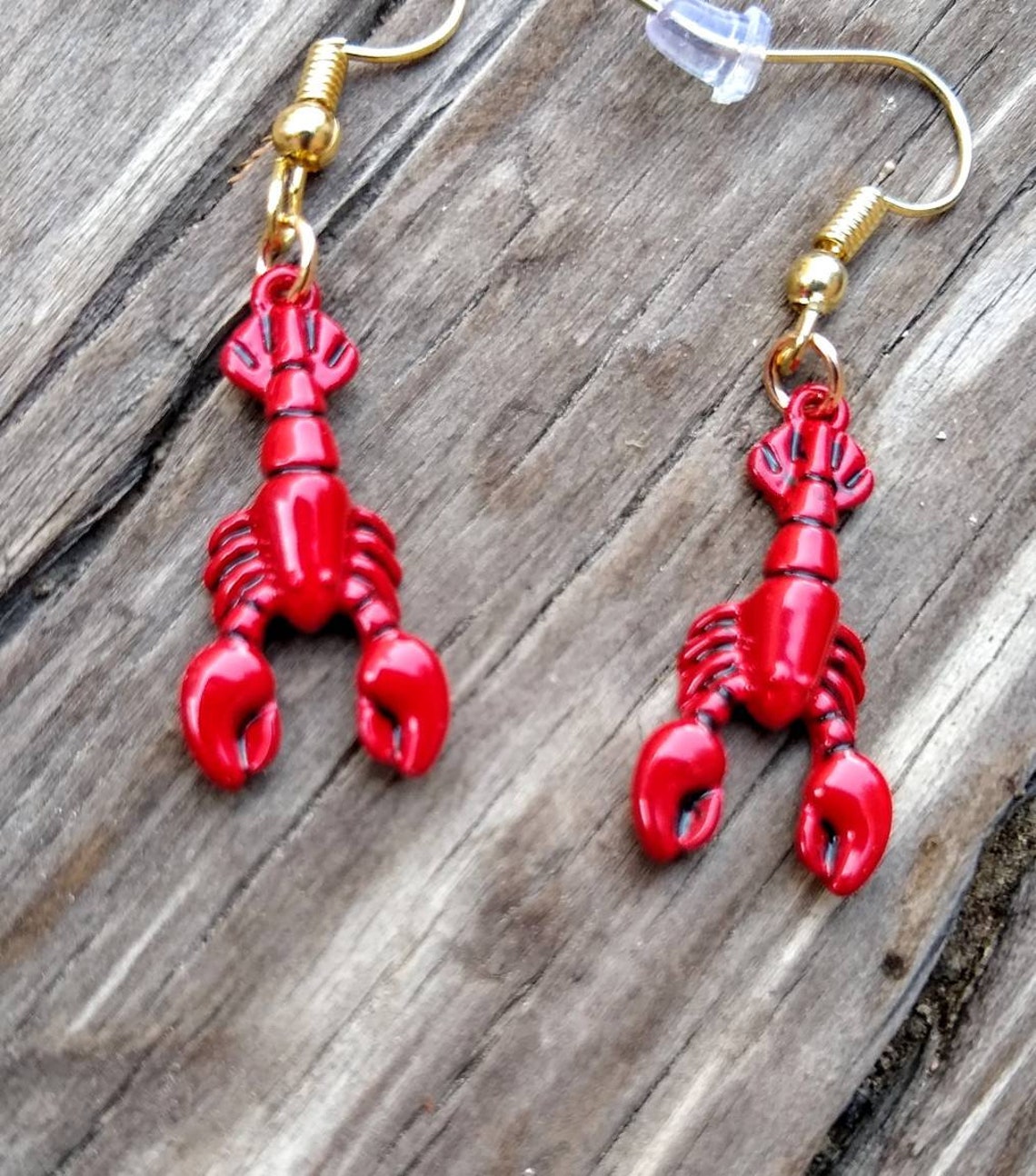 Lobster Earrings. Maine Lobster Jewelry. Marine Life. Fun Etsy
