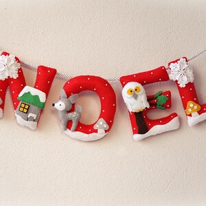 Banner de nombre de fieltro, decoración de guardería, regalo personalizado, cartas de fieltro regalo de bebé, guirnalda de nombre de bebé de habitación infantil, nombre de fieltro personalizado, HECHO A PEDIDO