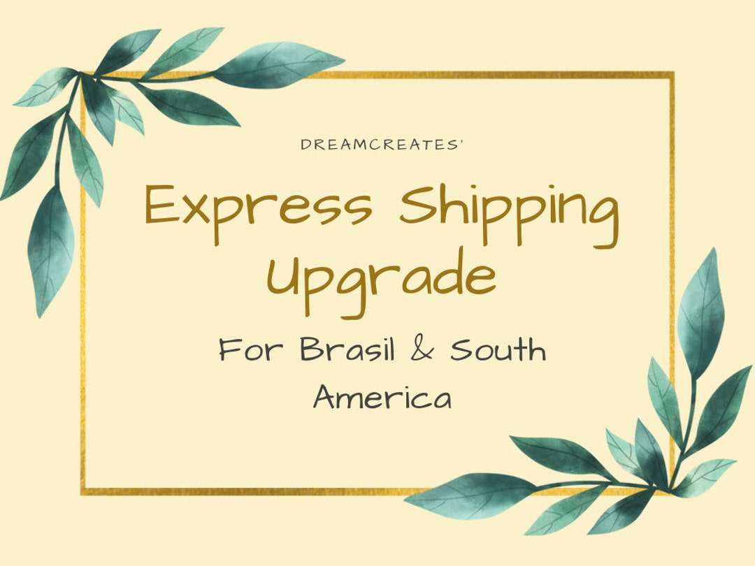 Express Shipping Upgrade for BRAZIL and SOUTH AMERICA, Express Mail - Etsy