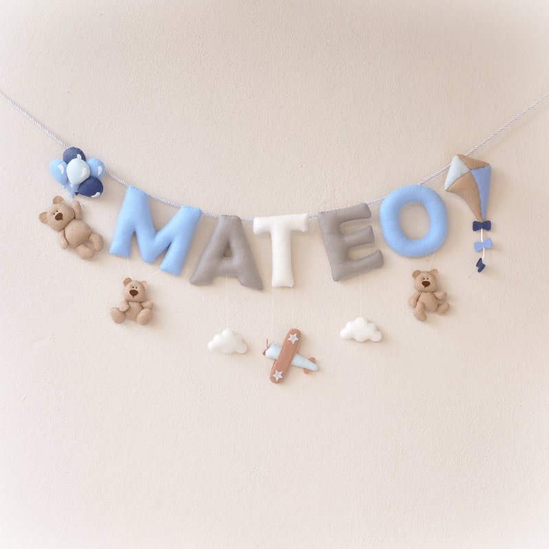Baby Name Banner - Etsy