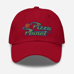 Pizza Planet Embroidered Baseball Hat | “Dad” hat | 9 Colors | Free Shipping | Pizza Planet | Pixar | Toy Story